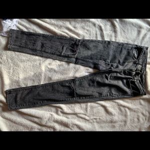 Black ripped jeans